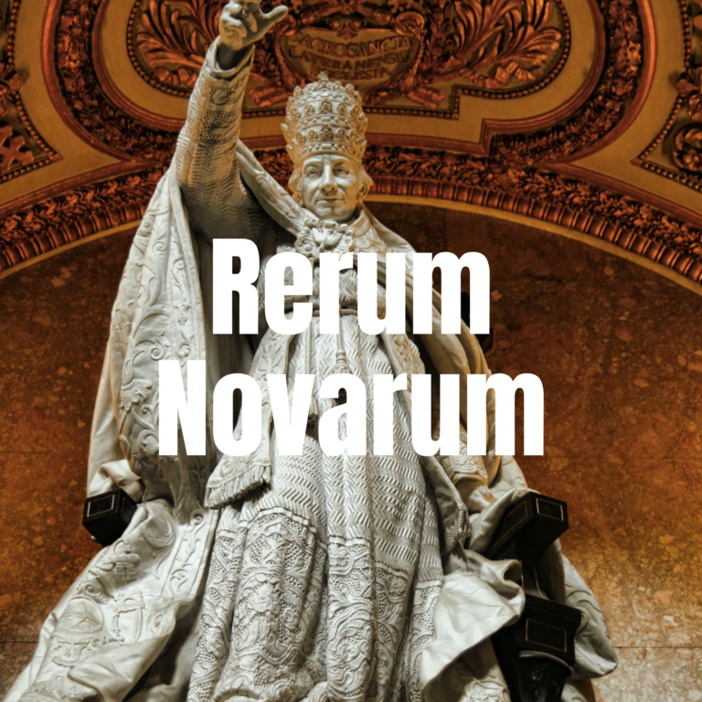 La carta encíclica «Rerum Novarum» (Algunas preguntas)