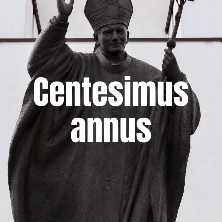 Resumen de Centesimus annus de Juan Pablo II