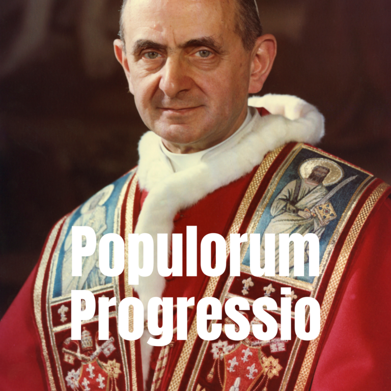 Resumen de la Encíclica Populorum Progressio de Pablo VI