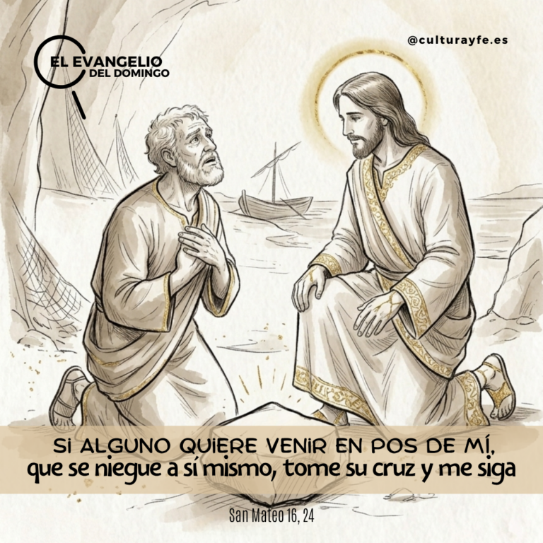 Seguimos tus huellas hasta abrazar la eternidad (Mt 16, 21-27)